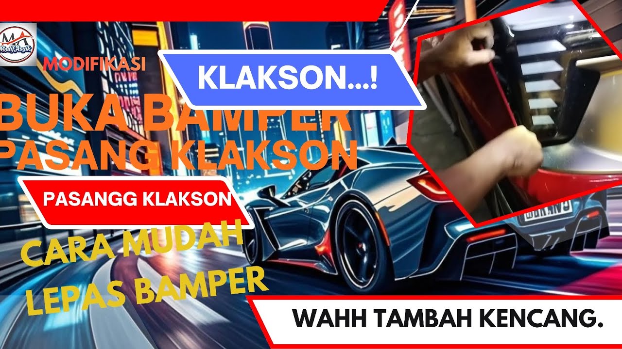 CARA PASANG KLAKSON MOBIL BIAR SUARANYA LEBIH KENCANG & JELAS!!