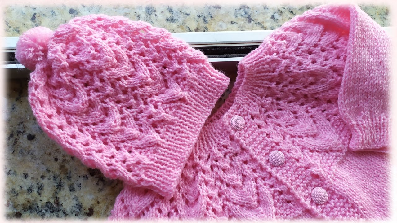GORRITO EN DOS AGUJAS DE 1 A 3 MESES ⭐ Modelo Quetzali