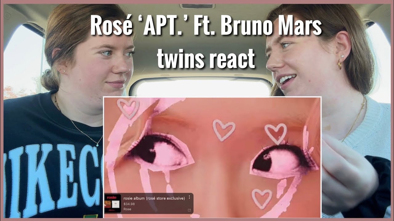 Rosé & Bruno Mars 'APT' | twins react