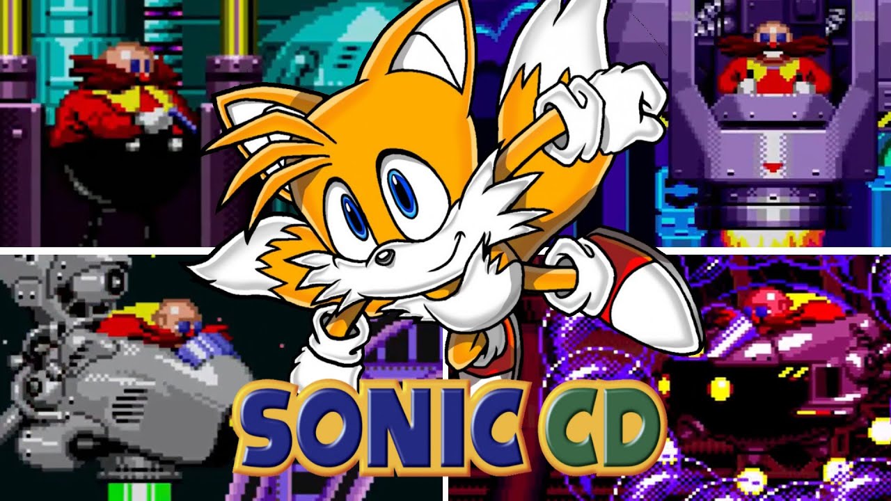 SONIC CD - All Bosses (As Tails) (Good & Bad Futures) (JP & US OST)