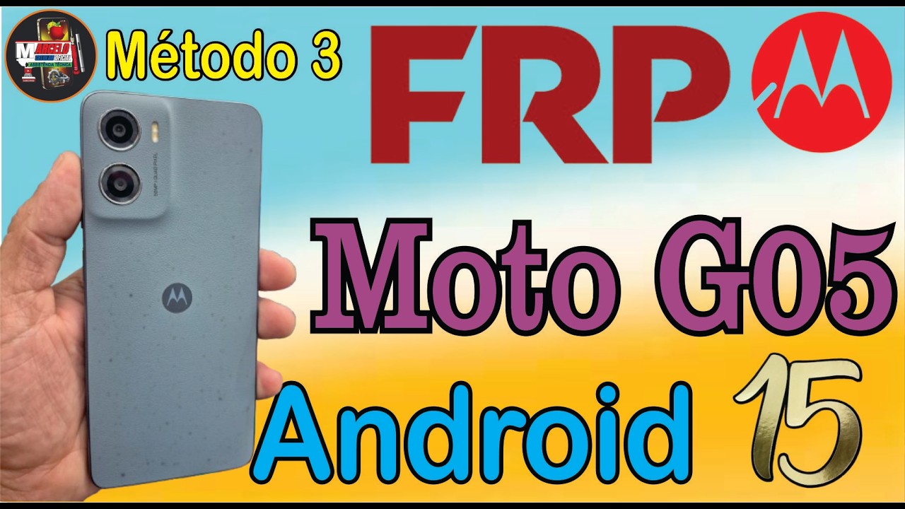 Como  Remover Conta Google Moto G05 android 15