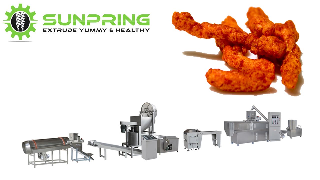 Cheetos/cheese curls/corn curls making machine | SunPring®