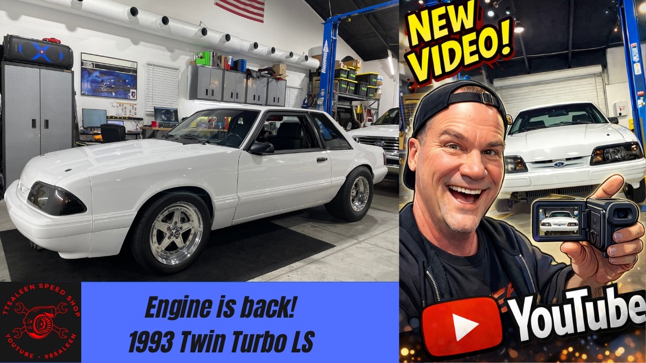Проект по переделке Foxbody 1993 года с двигателем Twin Turbo LS &mdash; Видео 4 &mdash; Двигатель отремонтир...