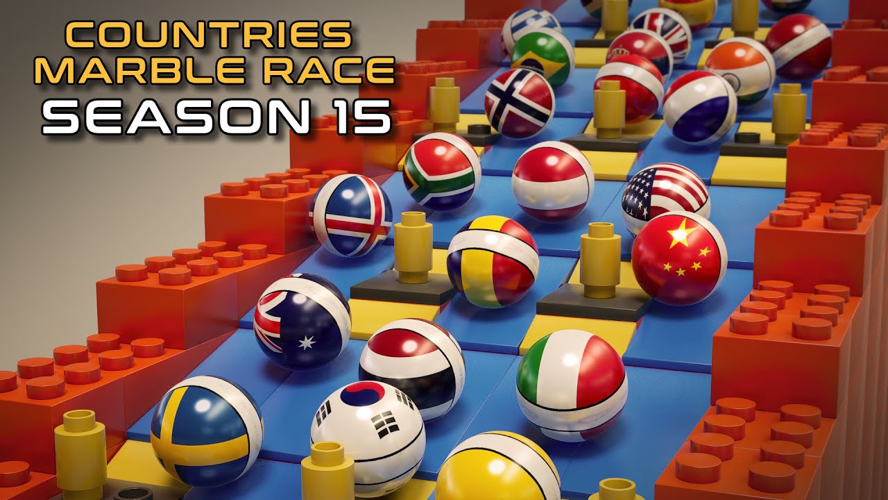 SEASON 15 - COUNTRIES MARBLE RACE - LEGO TRACK