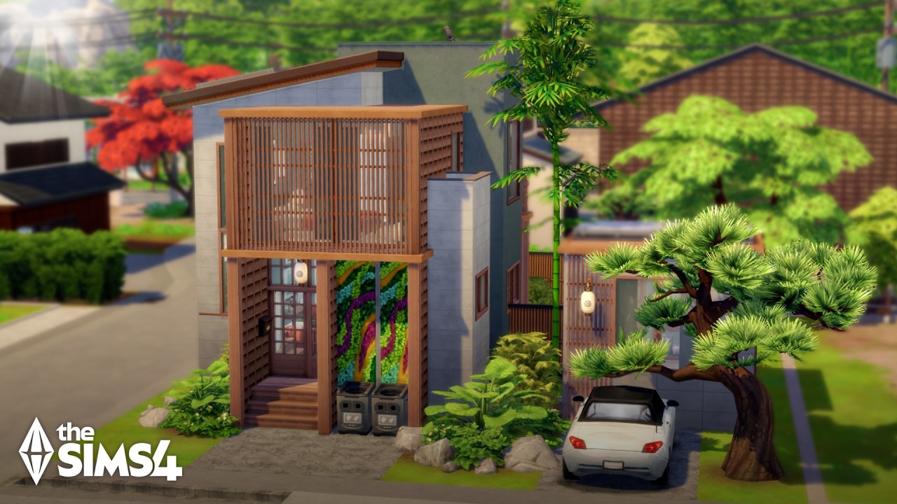 City Home & Art Studio 🎨🏡 | Budget 65k | No CC | Sims 4 Speed Build