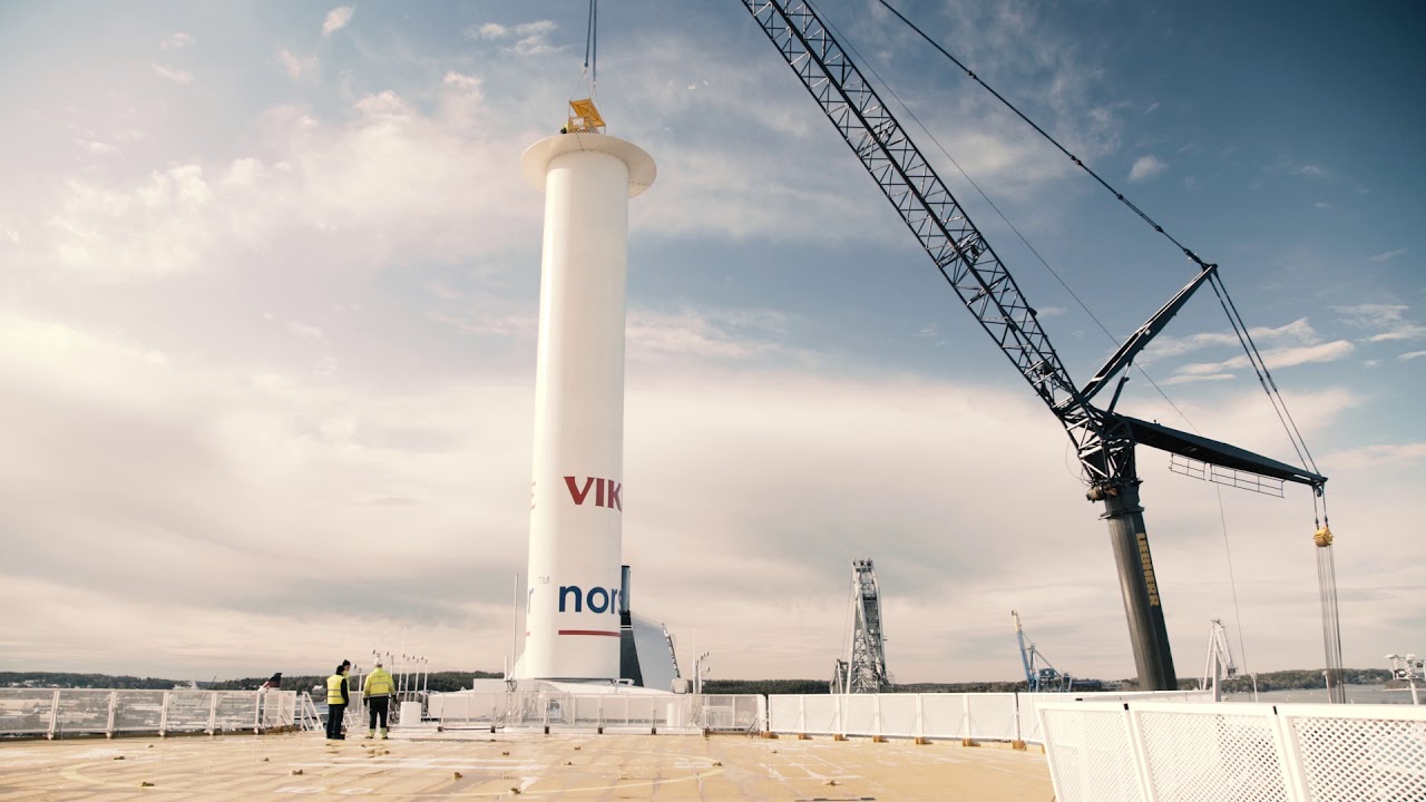 Viking Grace &mdash; первое в мире пассажирское судно с роторным парусом