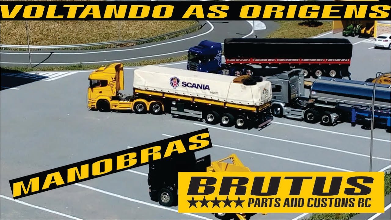 CAMINHÕES DE CONTROLE REMOTO MANOBRANDO! voltando ao tempo!