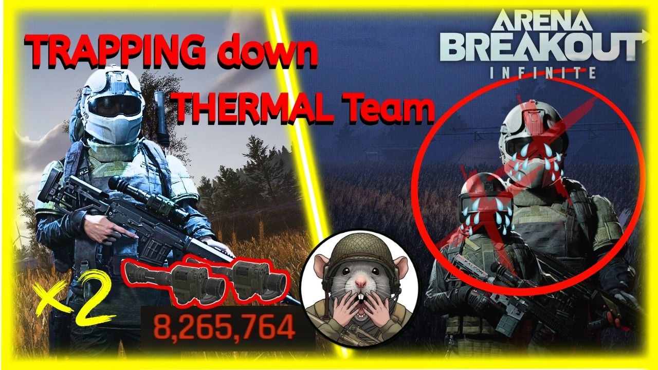 THERMAL Players Walked Into My TRAP  - They Had NO CHANCE - FARM RAT SPOTS   #arenabreakout #abi