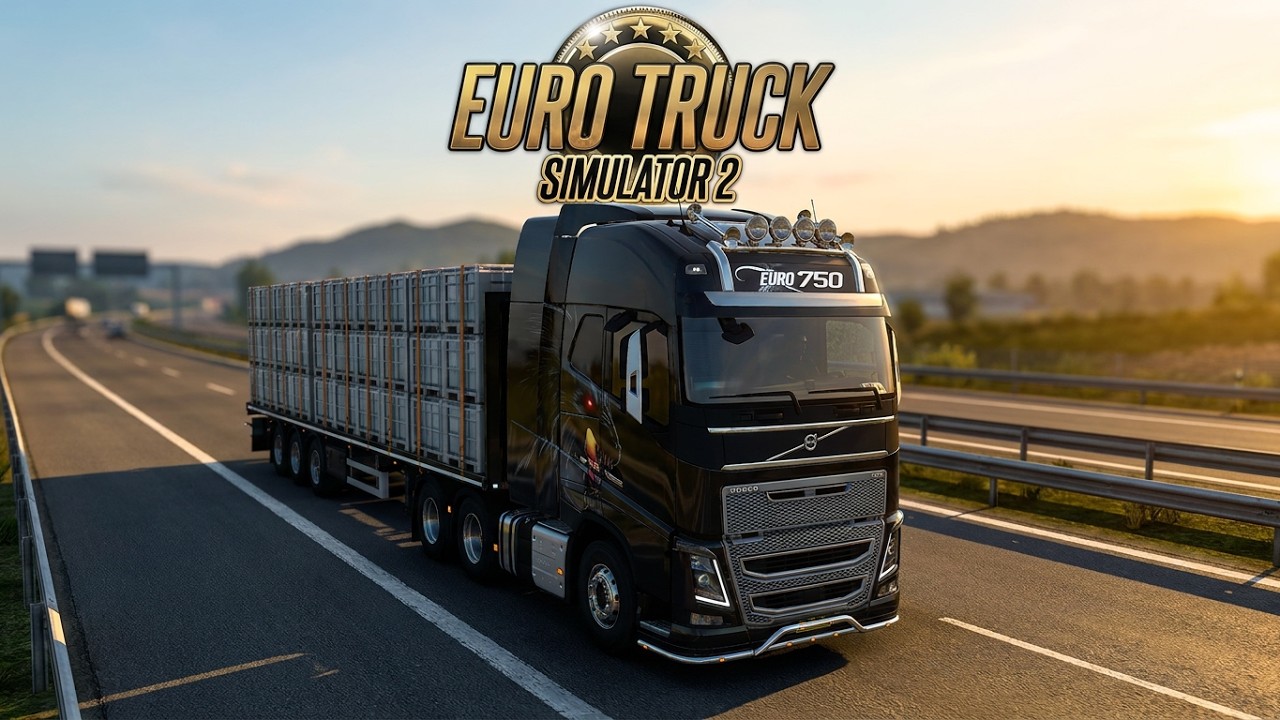 Euro Truck Simulator 2 - Entrega de Plastico na Estrada ! ( Gameplay 1080p )