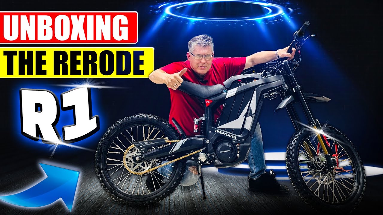 Распаковка электровелосипеда Rerode R1