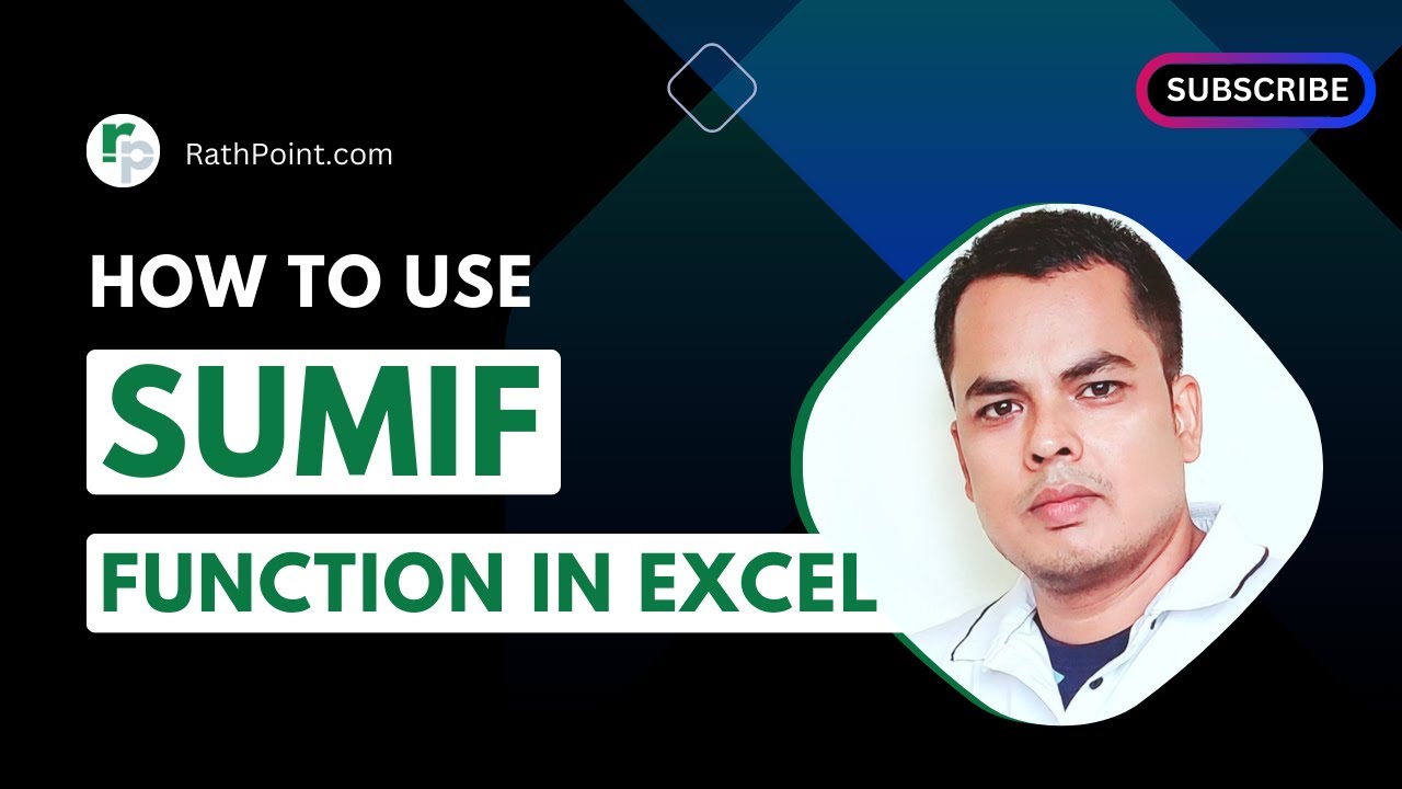 How to use SUMIF Function in Excel