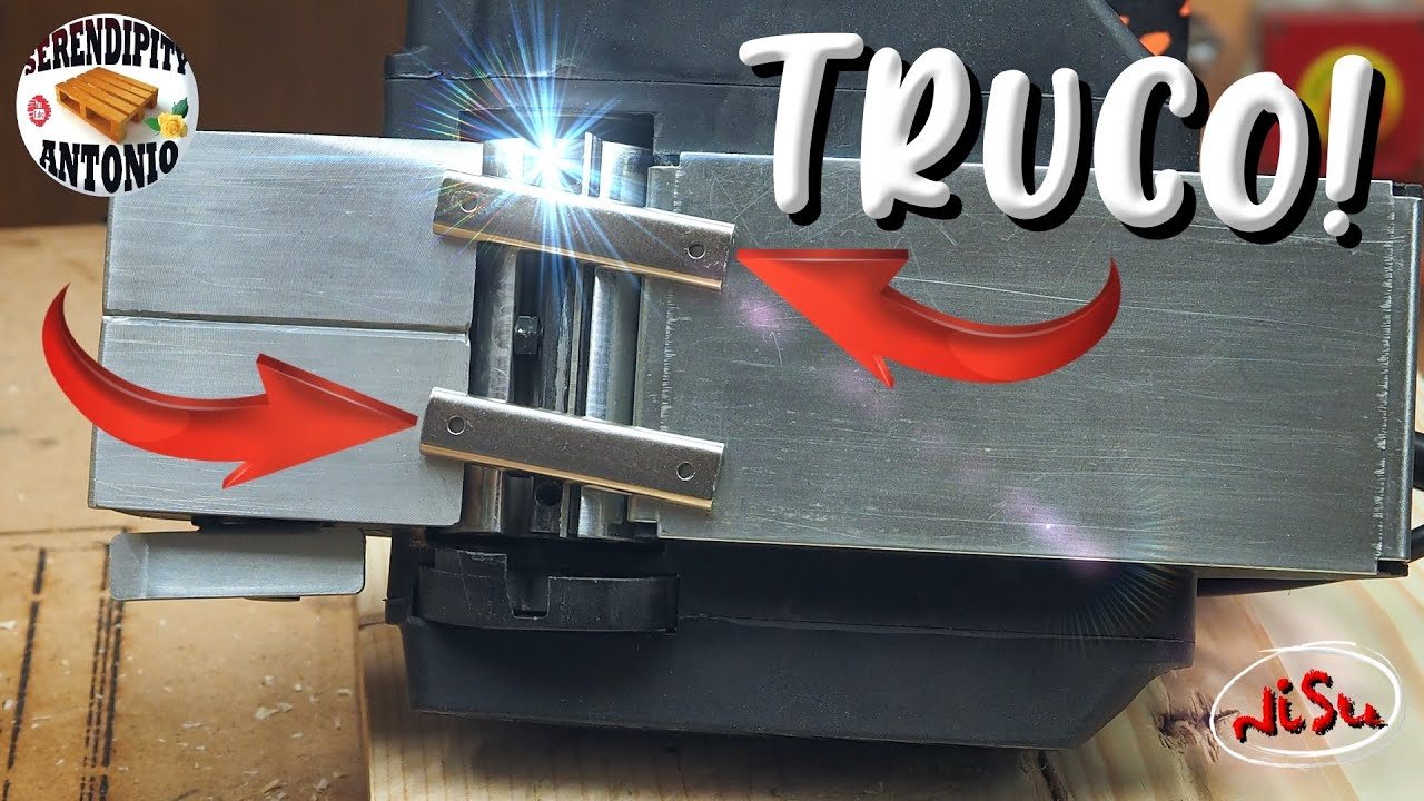 TRUCO para ajustar cuchillas cepillo eléctrico de carpintero