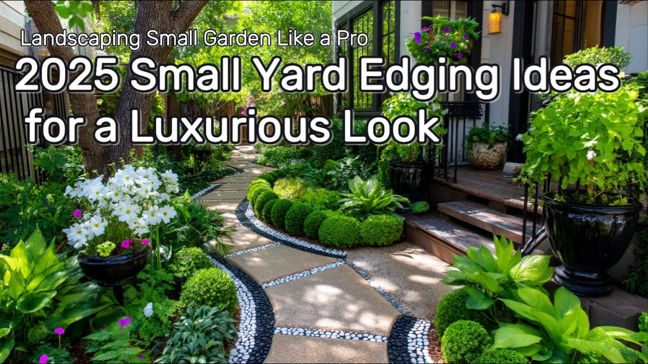 Small Yard Edging Ideas for a Luxurious Look | Upgrade Your Space with Designer Touches