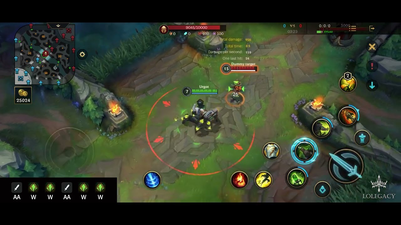 WILD RIFT - Urgot W Toggle Auto Combo