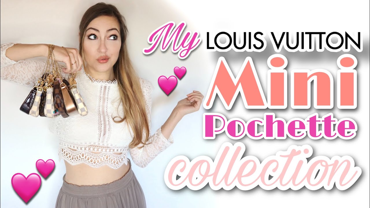 My Louis Vuitton Mini Pochette Collection - all my 8 LV Mini Pochettes Accessoires -  MPA