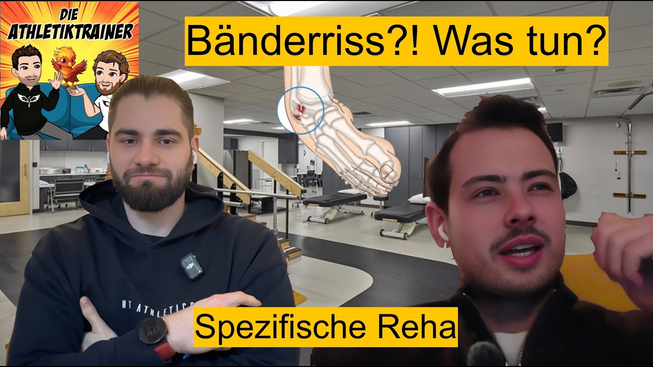 #28: Reha - Was tun nach umknicken? Supinationstrauma, Bänderriss, Return to Sport