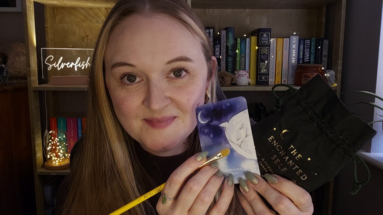 ASMR Affirmation Cards with Tapping & Tracing ✨🥀🌈