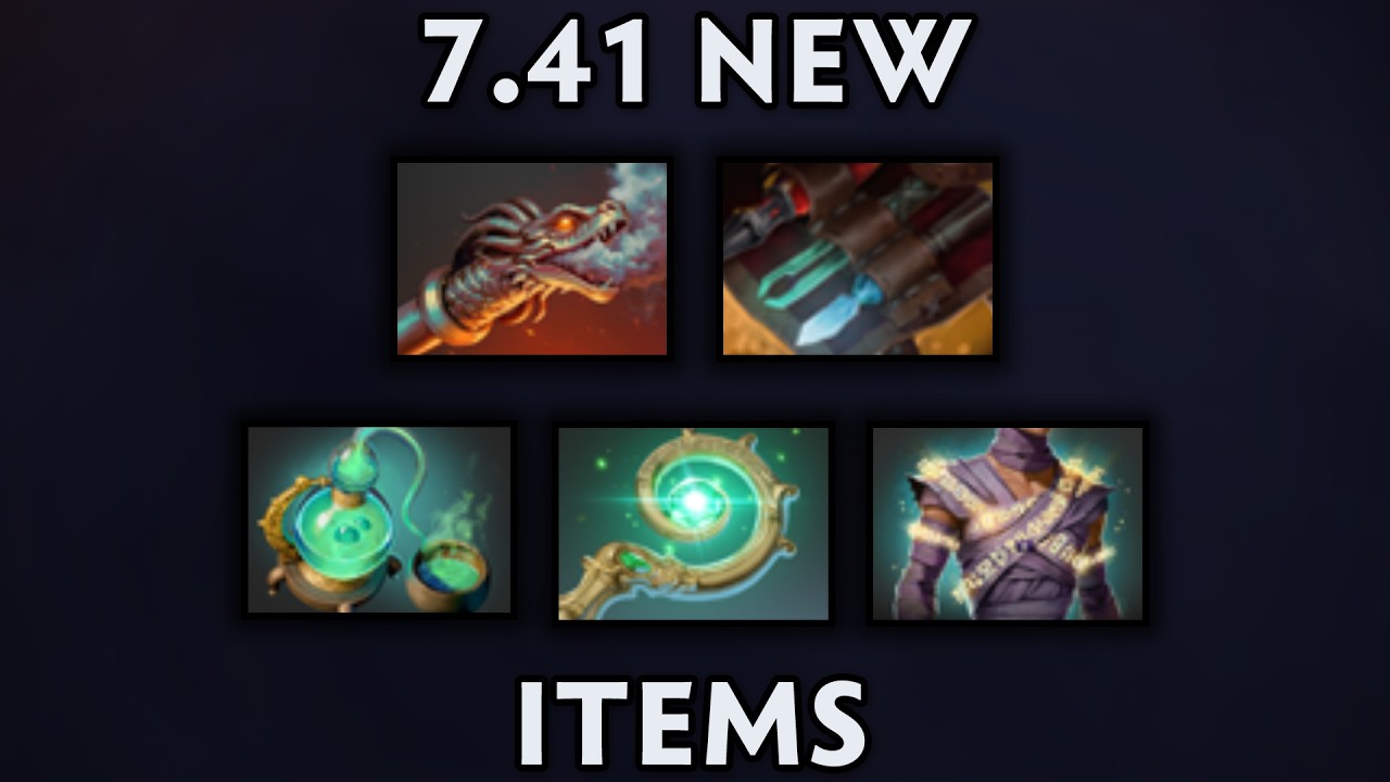 New items 7.41 Dota 2