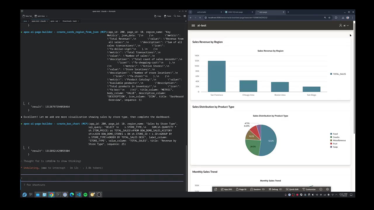 Oracle APEX AI MCP Agent