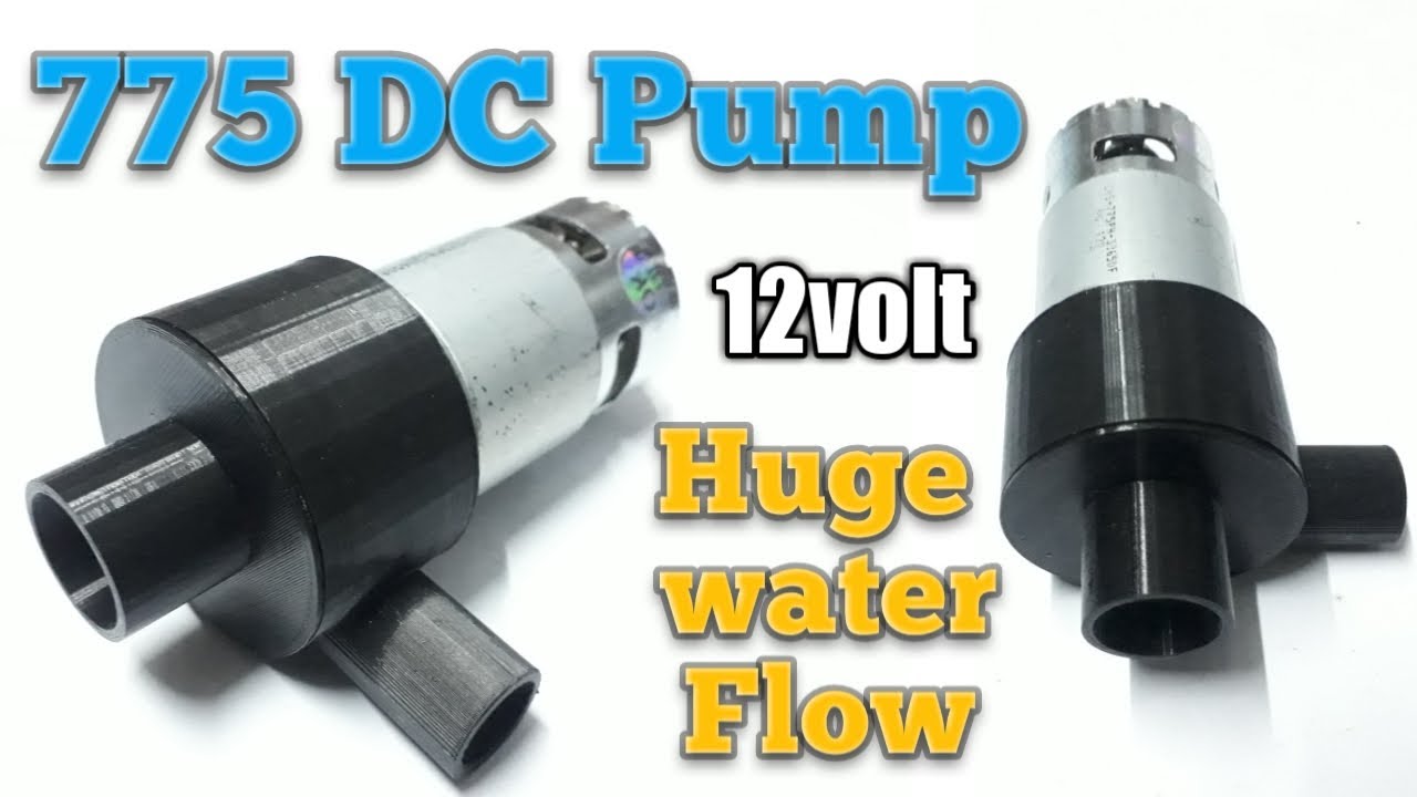 RS 775 Motor Water Pump, 12v Dc Motor 3D Pump Case, 775 DC Motor
