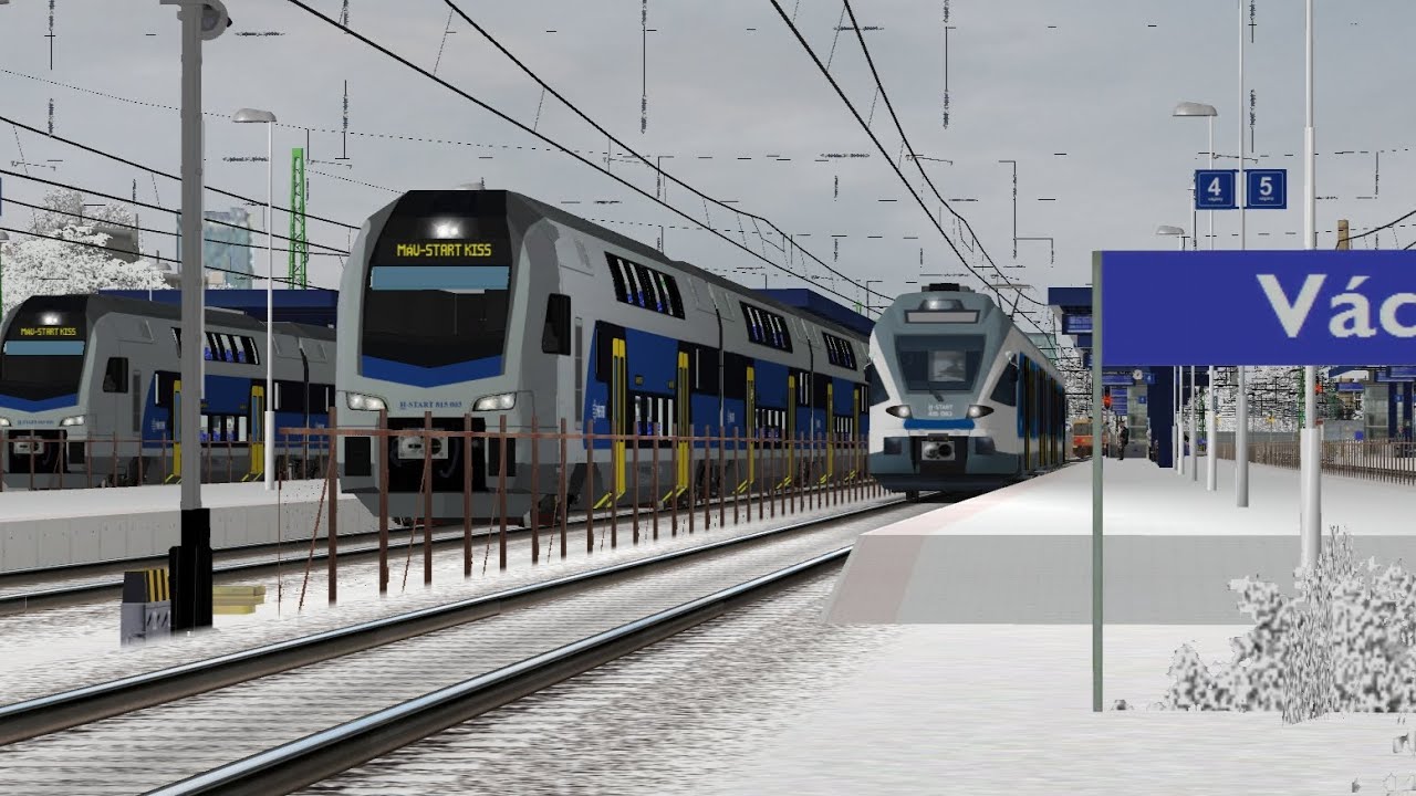 [MSTS/OR] S71-es személyvonat Vác ▶️ Veresegyház ▶️ Budapest-Nyugati