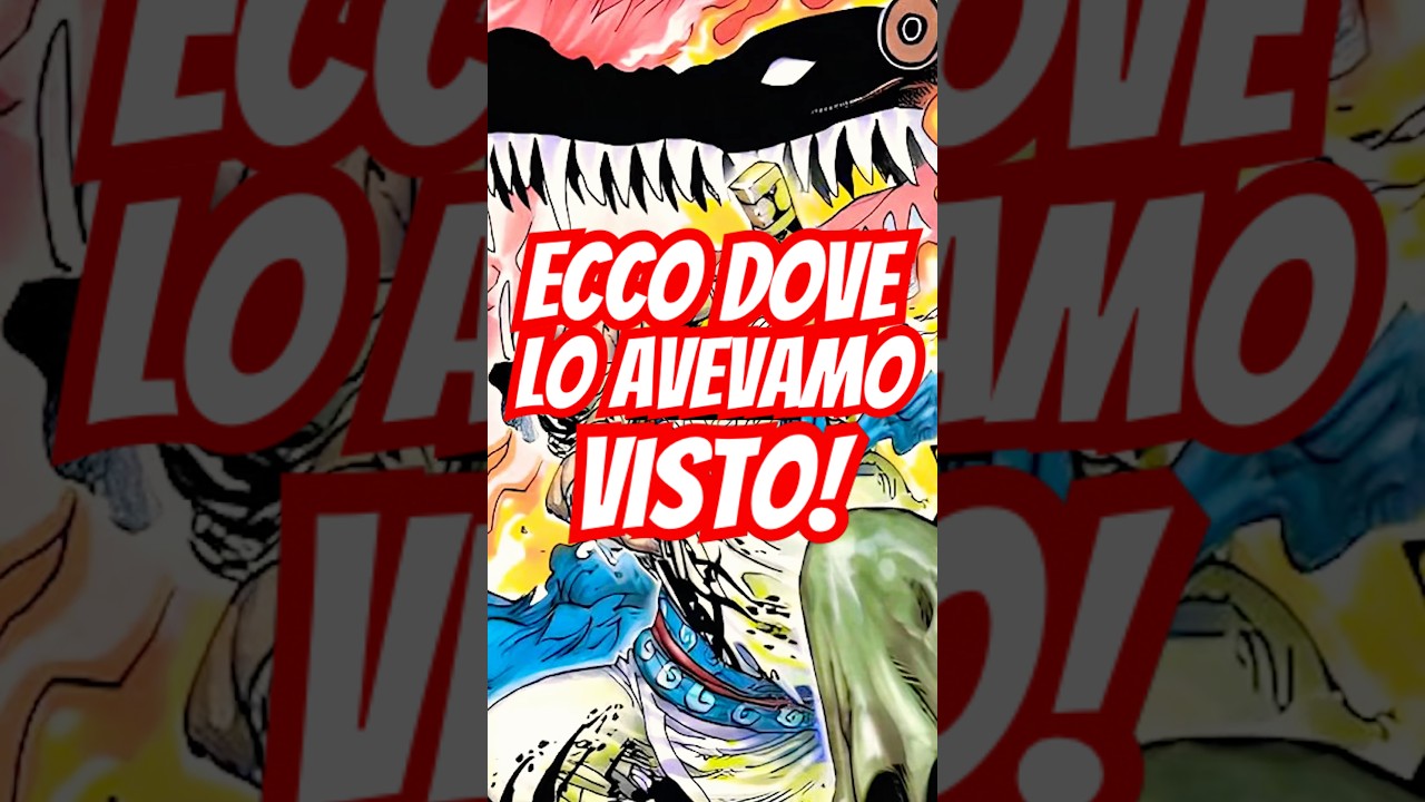 &Egrave; IL DRAGO NERO DI RYUMA? TEORIA FRUTTO LOKI #onepiece #op1174 #spoiler #loki #nika