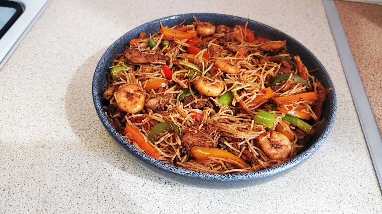 how to make vermicelli rice noodle stir fry/ perfect rice noodles/ easy rice noodle