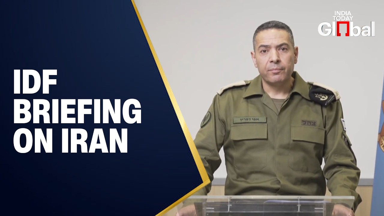 LIVE: IDF Briefs Media on Iran Operation After Missile Strikes Near Tel Aviv