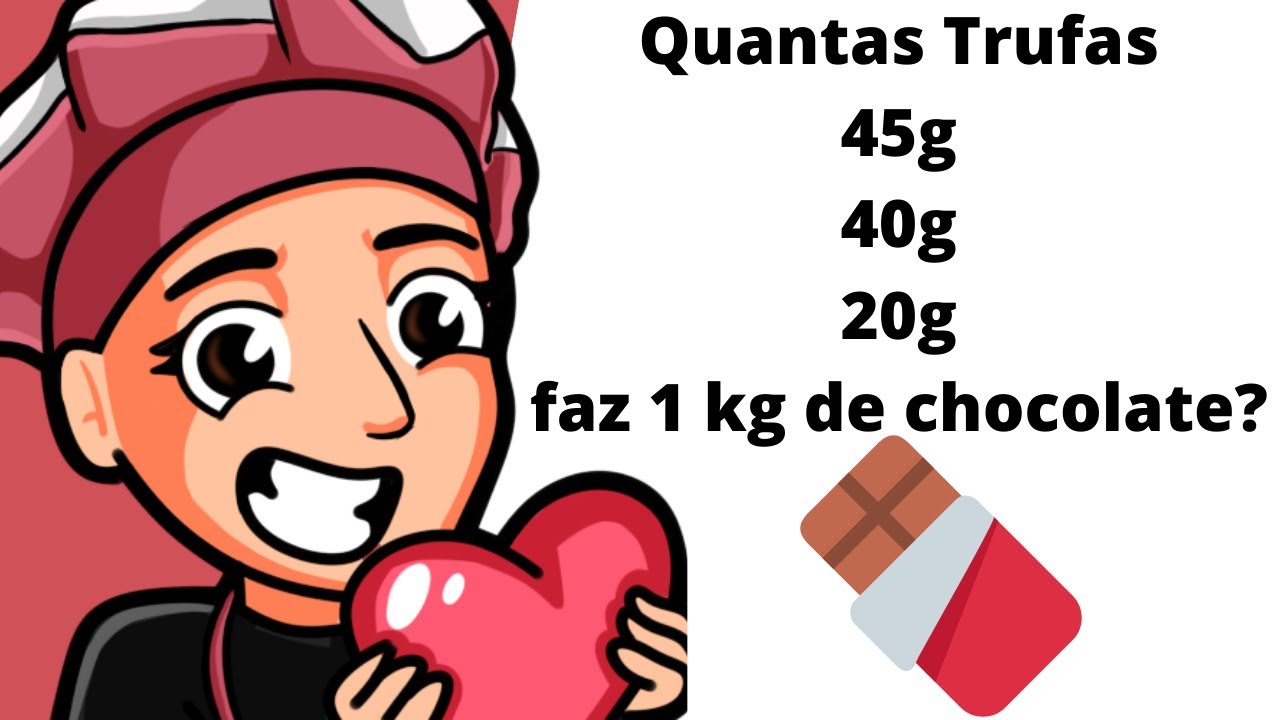 Quantas Trufas Rende 1 kg de chocolate?| Mundo Mágico das Receitas