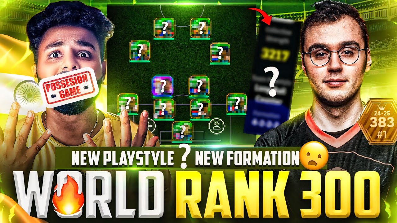 I TRIED LBC 🆚 WORLD RANK 300 PLAYER🔥 | ONLINE DIVISION RANK PUSH🤯 | CAN I MANAGE NEW FORMATION? 😦