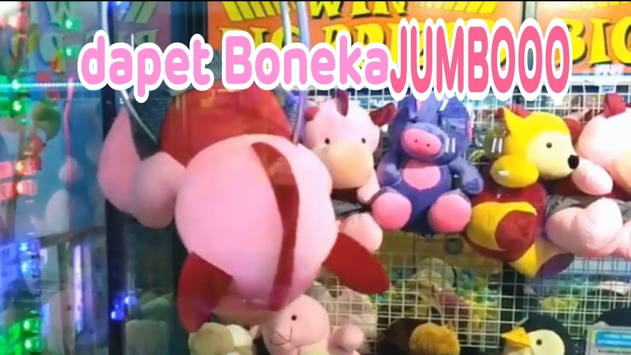 CARA MAIN CAPIT BONEKA BESAR (howtoplayclawmachine) | SQUISHY | ACI | ACHIE FATAH