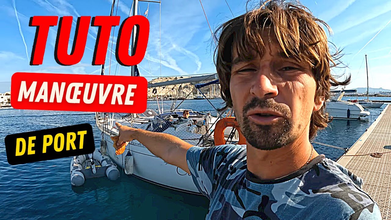 ASTUCE au PORT: vent de coté #voiliercoraille