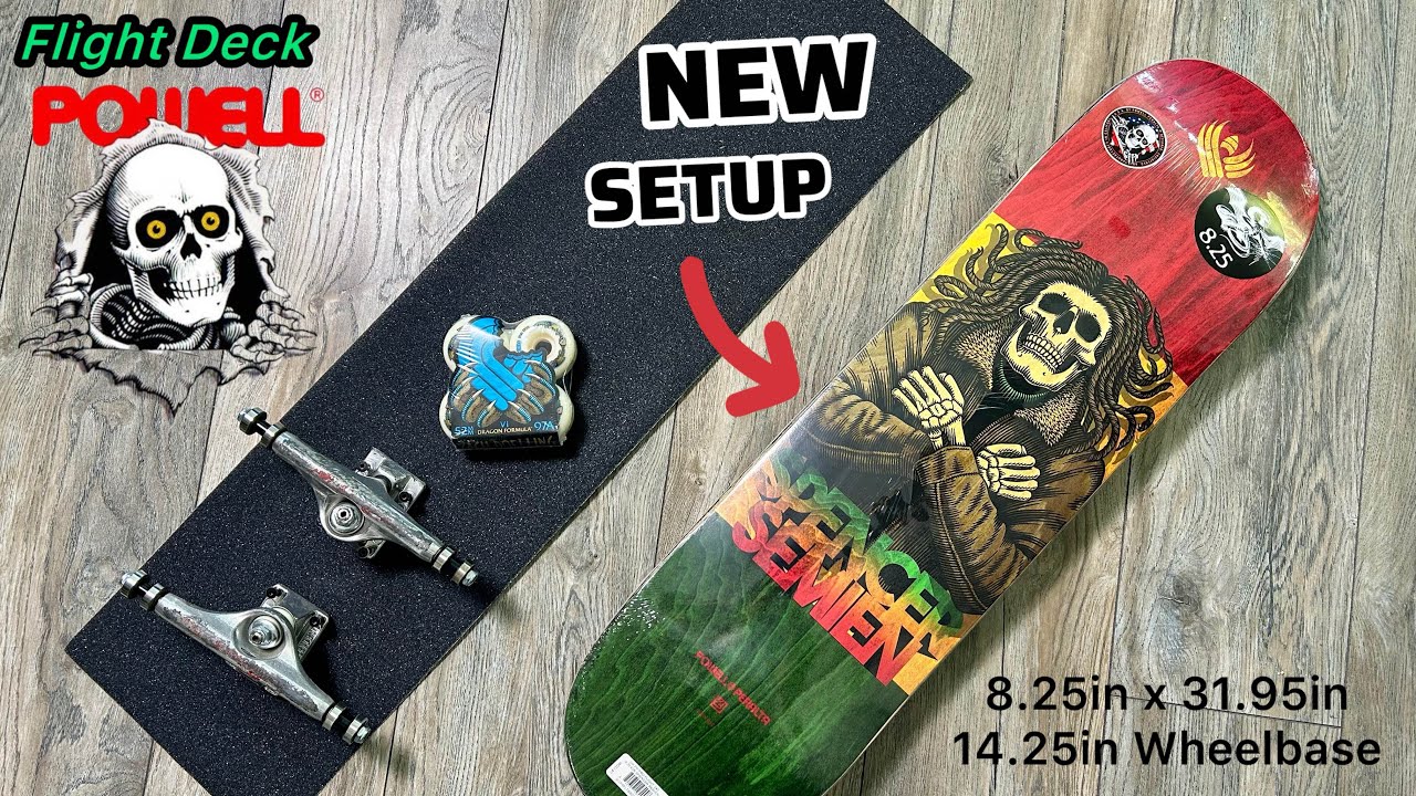 Новинка для моего скейтборда [дека Flight Deck и колеса Dragon Wheels] @powellperalta