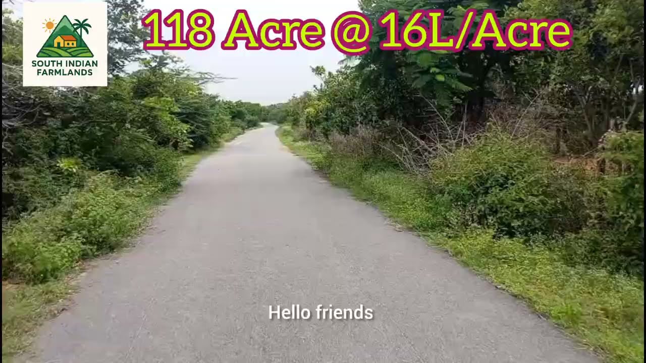 118 acres of farmland for sale near Penukonda at  16 lakhs per acre. Ping on 8152943766 for details 