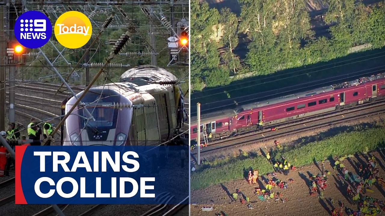 One dead, multiple injured after train collision in England&rsquo;s east | 9 News Australia