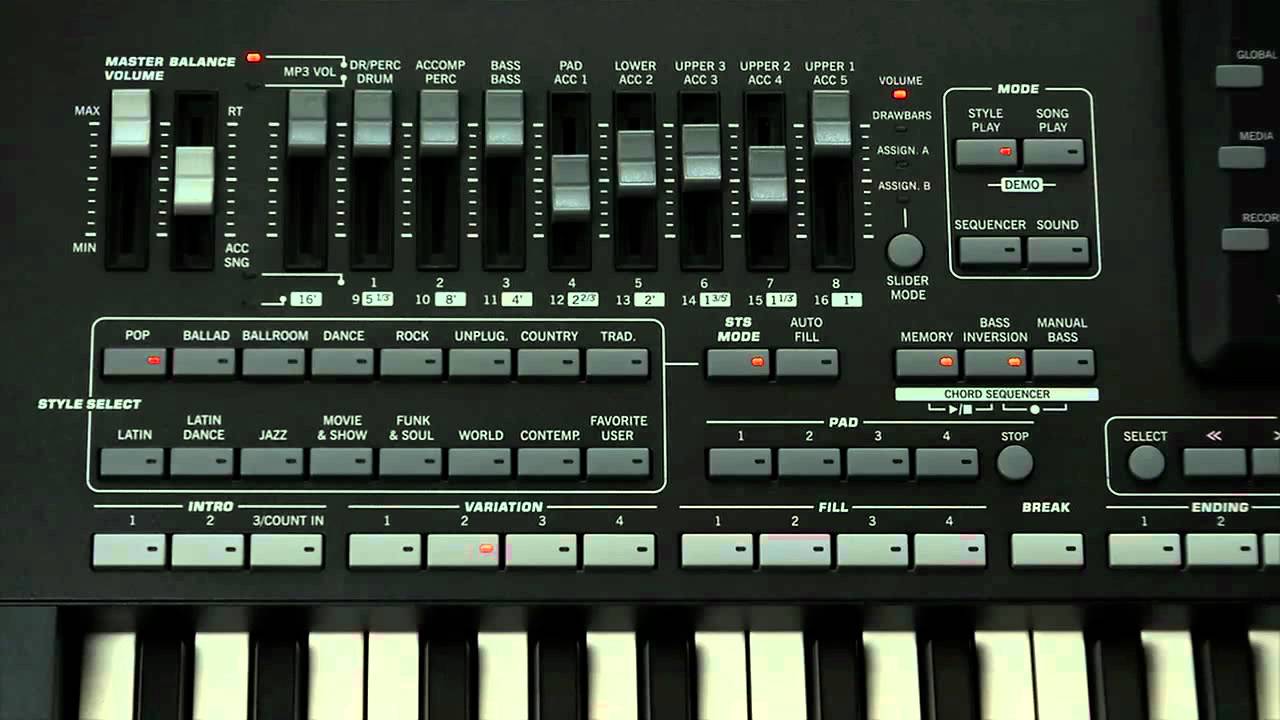 Видео мануал KORG PA3X часть 3