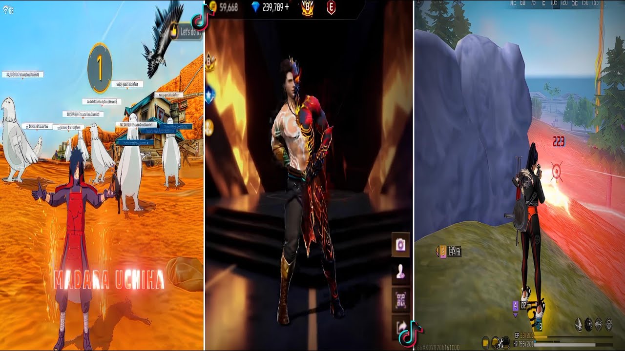 FREE FIRE PVP MODE ON😳🥶| TIKTOK EDIT💥⚡| FF CLIPS🚀☠️| PART-113