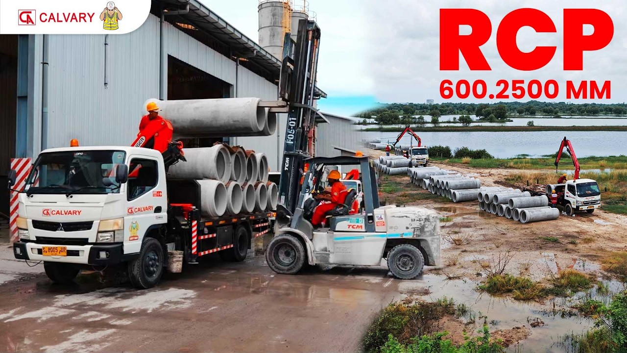 DRAINASE PERUMAHAN MENGGUNAKAN PIPA BETON BERTULANG RCP 600 x 2500 MM
