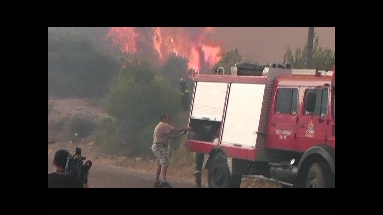 18/07/12 Φωτιά Σελλά, Πλατάνι κτλ 1/6-Large Forest Fire Patras Waldbrand
