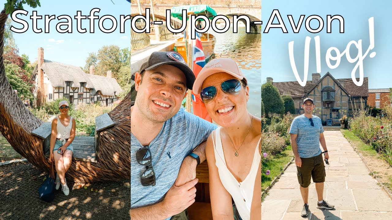 STRATFORD-UPON-AVON VLOG | English Countryside Day Trip To Visit Shakespeare's Hometown!