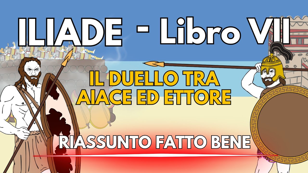 ILIADE (libro VII): Il duello tra Aiace ed Ettore – RIASSUNTO FATTO BENE