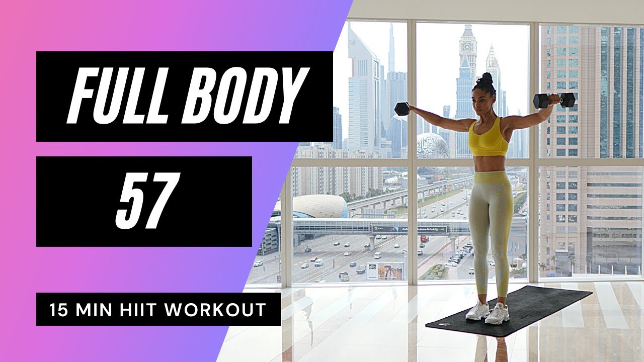15 Min FULL BODY HIIT WORKOUT | MrandMrsMuscle