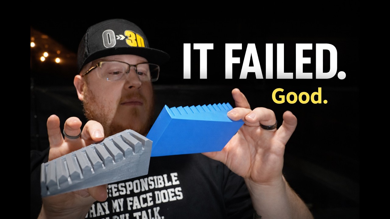 It Failed&hellip; And That&rsquo;s the Point | 3D Print Design Lesson (From 0 to 3D Ep.7)