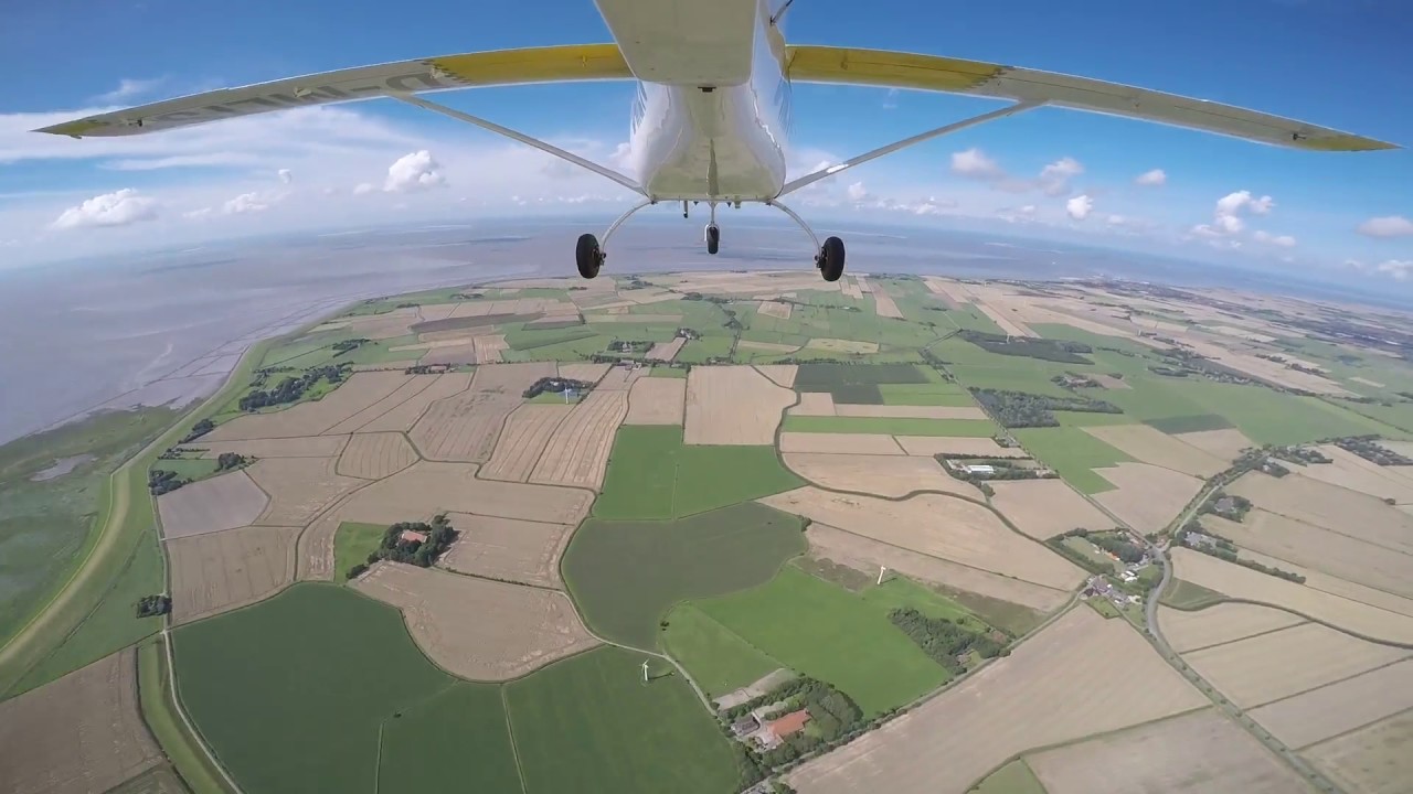 Flug von Leer EDWF nach Emden EDWE und weiter nach Juist EDWJ