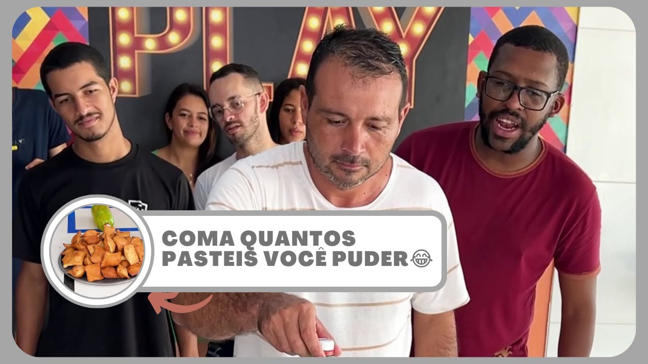Acerte a garrafa e coma quantos pasteis você puder😂
