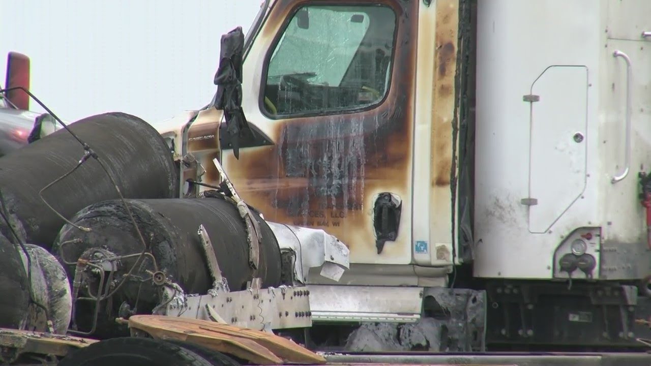 GB Tractor Trailer Fire
