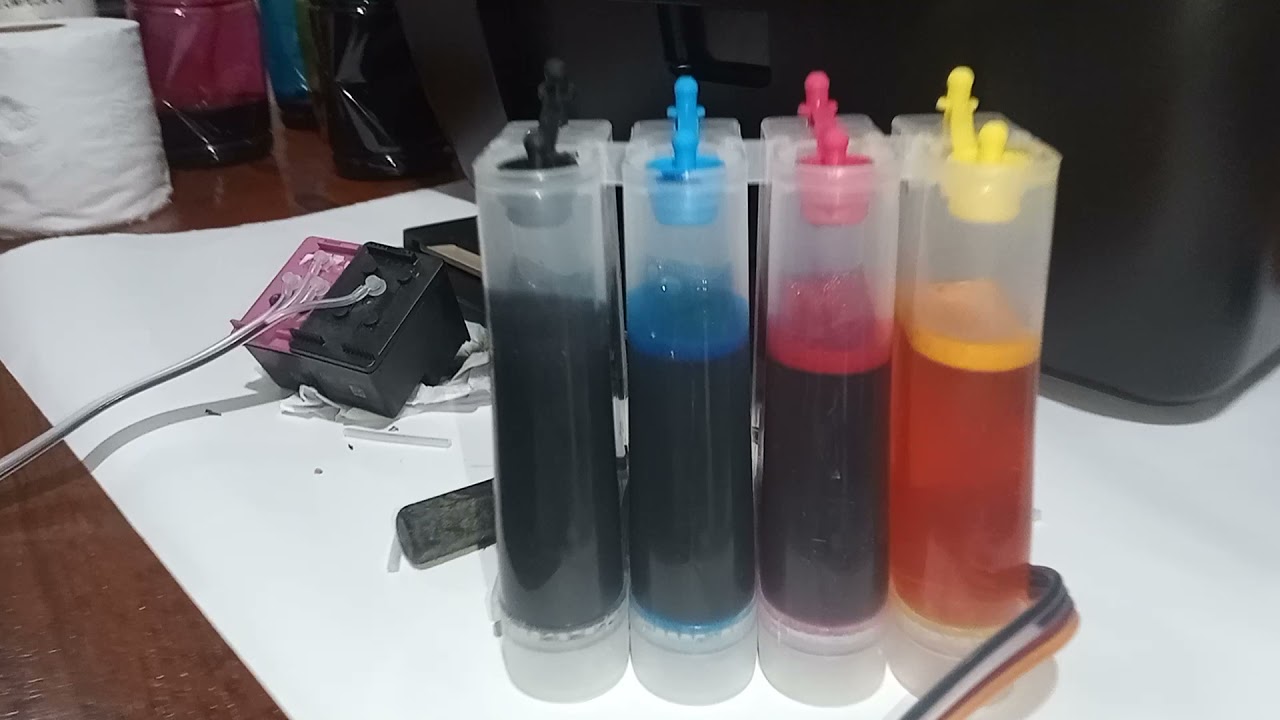 Instalação Bulk Ink Hp Advantage 3515 cartucho 662