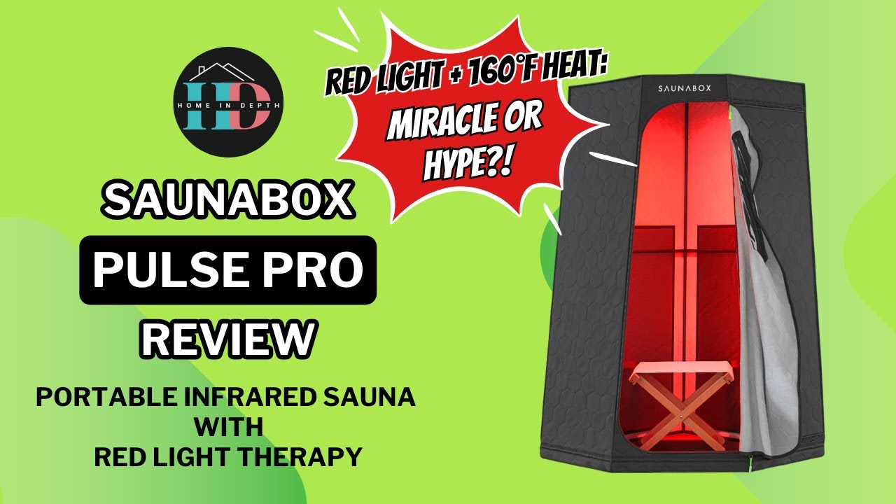 SaunaBox Pulse Pro Review 2025: 160°F Portable Infrared + Medical Grade Red Light Therapy! 🔥