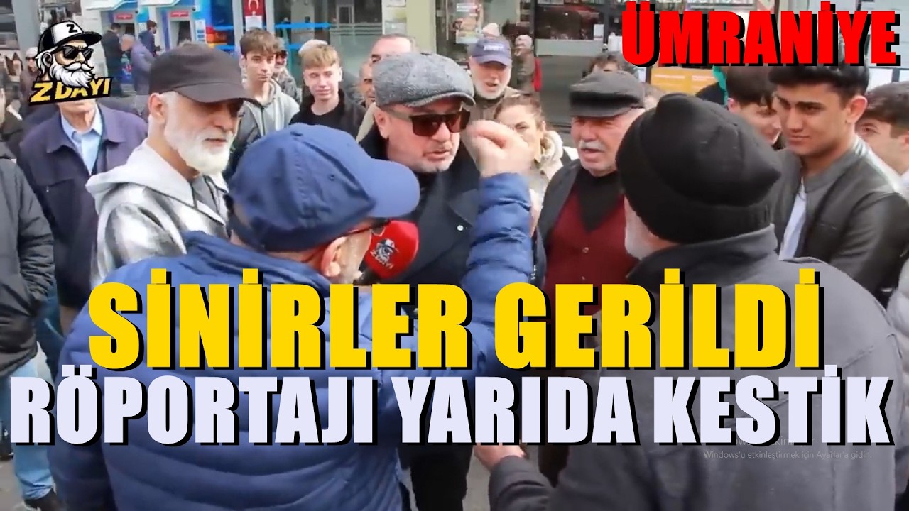 &Uuml;MRANİYE'DE GERİLİMİ &Uuml;ST D&Uuml;ZEY SOLUKSUZ İZLEYECEĞİNİZ BİR R&Ouml;PORTAJ#zdayı #sokakr&ouml;portajı #g&uuml;ndem