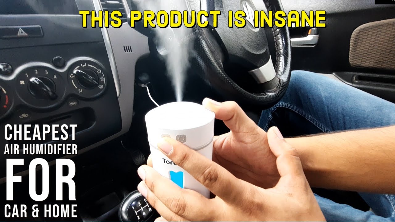 Cheapest Ultrasonic Humidifier | Toreto Tor 1109 | Car Mini Humidifier | Unboxing, Review & Usage